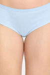 Rosaline Fun Basics Low Rise Full Coverage Hipster Panty - Blue Glow — thumbnail 4
